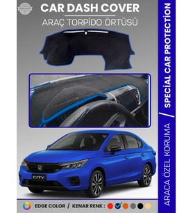 HONDA CITY (2020+) Torpido Örtüsü Ön Panel Göğüs Koruma Tam Uyum UV Koruma Kaymaz