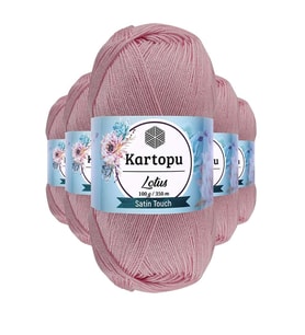5 Adet Lotus Bikini Büstiyer Bluz Örgü İpi K768 Açık Pembe