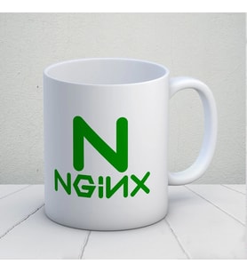 Nginx Tasarımlı Kupa Bardak (Çok Renkli)