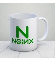 Nginx Tasarımlı Kupa Bardak (Çok Renkli)