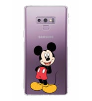 Samsung Galaxy Note 9  Kamera Korumalı Kapak Mickey Mouse Tasarımlı  Şeffaf  Kılıf
