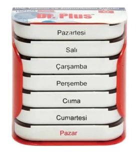 Dr. Plus İlaç Saklama Kutusu Haftalık - 7x24