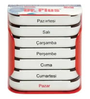 Dr. Plus İlaç Saklama Kutusu Haftalık - 7x24