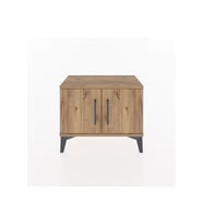 Arges Komodin Tek Raflı 2 Kapaklı 60x30x48 Çam-Çam