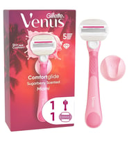 Gillette Venus Venus ComfortGlide Sugarberry Kokulu Miami Kadın 5 Bıçaklı Tıraş Makinesi 1 adet