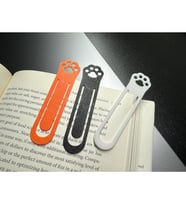 Alvera Kedi Pençesi Kitap Ayracı – 6'lı Set (Asorti Karışık Renkler)