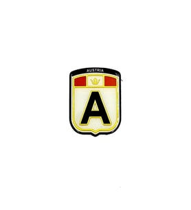 Etiketçilerin Vazgeçilmezi Arma Mini Aksesuar A (AUSTRIA) Avusturya 3D Görünüm Sticker