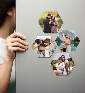 Kişiye Özel Ahşap Fotoğraflı UV Baskılı Magnet