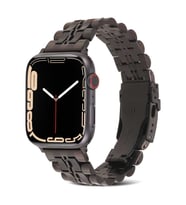 ???Apple Watch Ultra 49mm Kordon KRD-54 Metal Kordon (Siyah)