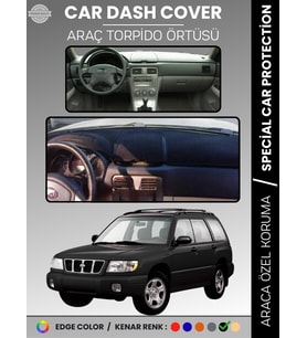 SUBARU FORESTER (1997-2002) Torpido Örtüsü Ön Göğüs Halı Torpido Koruma Tam Uyum Kaymaz UV Koruma