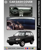 SUBARU FORESTER (1997-2002) Torpido Örtüsü Ön Göğüs Halı Torpido Koruma Tam Uyum Kaymaz UV Koruma