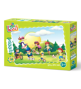 Yappuzz Yetenekli Kaykaycılar 25 Parça Çoçuk Puzzle