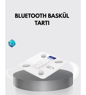 Bluetooth Akıllı Tartı – 8 Fonksiyonlu Dijital Baskül, 180 Kg Kapasiteli