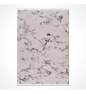 Makine Kaymaz Yıkanabilir Beyaz Dokulu Triko Salon Halısı Mutfak Halısı Koridor Halısı Yolluk 1682AK