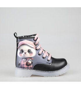 Bücür Ortopedi 600k Siyah Pembe Çocuk Bot (Siyah-Pembe)
