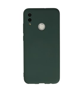 Huawei P Smart 2019 Kılıf Nano içi Kadife Silikon - Koyu Yeşil