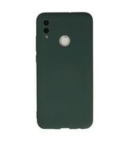 Huawei P Smart 2019 Kılıf Nano içi Kadife Silikon - Koyu Yeşil