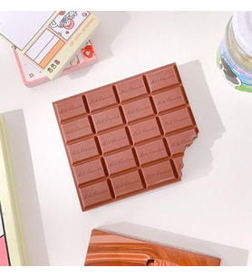 Şık Tasarımlı Çikolata Kokulu Harika Kare Çikolata Not Defteri Chocolate Notebook HDH75