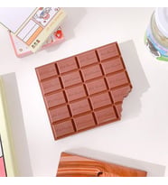 Şık Tasarımlı Çikolata Kokulu Harika Kare Çikolata Not Defteri Chocolate Notebook HDH75