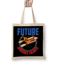 Future Aerospace Engineer Spaceship Launch Bez Çanta Uzun Saplı