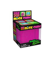 Schylling NeeDoh Nice Cube Super Solid Squish - Pink
