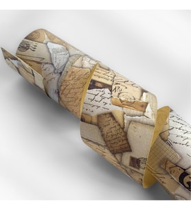 Vintage Kolaj Temalı Washi Bant / Washi Tape 5x200 cm  Scrapbook, Journal, Kolaj İçin (Çok Renkli)