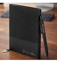 BK Gift Kişiye Özel İsimli Defter Kalem Seti -12, Hediye Kutulu Premium Not Defteri Seti, Kurumsal Promosyon Seti