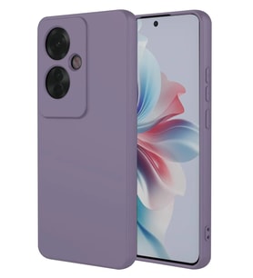 Reno 11F Kılıf First Silikon - Lila