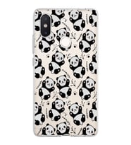 Xiaomi Mi 8 Se Uyumlu Kapak Panda Tasarımlı Şeffaf Silikon Kılıf