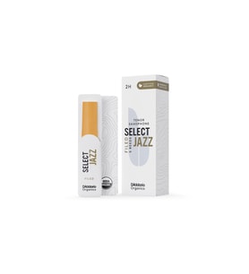 D'Addario ORSF05TSX2H Organic Select Jazz Filed Tenor Saksafon Kamışı No: 2 Hard (Profesyonel/Caz) - 5'li Paket Dosyalı (Filed) Kesim, Parlak ve Güçlü Ton Karakteri