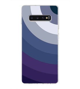 Samsung Galaxy S10 Plus Kapak Renk Cümbüşü Tasarımlı Şeffaf Silikon Kılıf