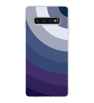 Samsung Galaxy S10 Plus Kapak Renk Cümbüşü Tasarımlı Şeffaf Silikon Kılıf