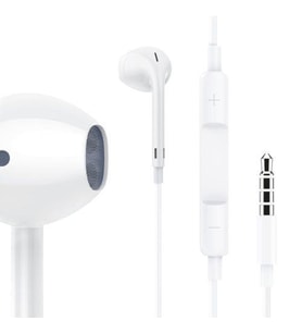 Jopus K50 iPhone 6G\5G ile Uyumlu Mikrofonlu Kulaklık Beyaz