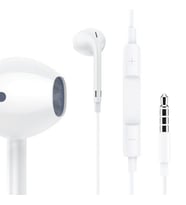 Jopus K50 iPhone 6G\5G ile Uyumlu Mikrofonlu Kulaklık Beyaz