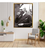 ÇERÇEVELİ ATATÜRK TABLO S360