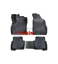 Fiat Fiorino 2020 3D Havuzlu Paspas Siyah (Karışık)