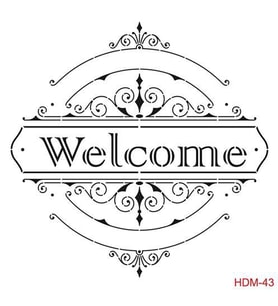 Cadence Home Decor Midi Stencil Boyama Şablonu 25x25 cm. HDM-43 