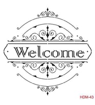 Cadence Home Decor Midi Stencil Boyama Şablonu 25x25 cm. HDM-43 