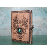 Taşlı Deri Defter Model 8