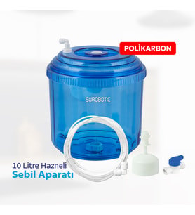 Surobotic Smart 10 Litre Hazneli Sebil Aparatı - 10 Metre Hortum