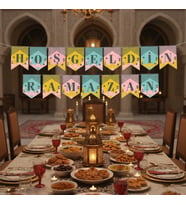 Ramazan Renkli Banner Süs - Hoşgeldin Ramazan