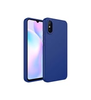 Xiaomi Redmi 9A Uyumlu Kılıf Metal Çerçeve ve Buton Tasarımlı Silikon Zore Luna Kapak