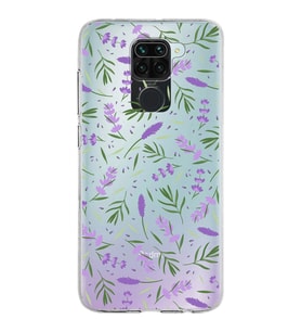 PrintiFy Xiaomi Redmi Note 9 ile Uyumlu 1mm Slim Fit Water Color 3 Baskılı Şeffaf  Kılıf