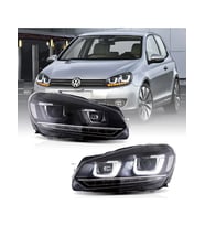 Volksvagen Golf 6 2010.2011.2012 Mk6 Çift U Ön Far