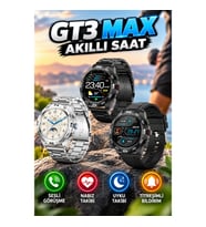 GT3 Max Akıllı Saat – Sesli Görüşme, Titreşimli Bildirim, Nabız ve Uyku Takibi