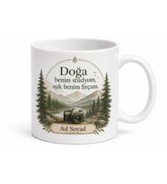 Kişiye Özel Doğa Fotoğrafçısı Kupa Bardak İsimli Hediye