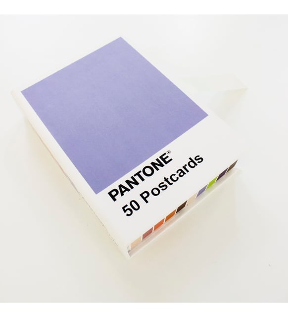 Pantone 50 Postcards Scrapbooking Sanat Kartları