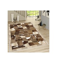 Rovigo Home Dijital Baskı Yıkanabilir Kaymaz Taban Salon Halısı RVG1515-HT1225 80x200 cm (Kahverengi)