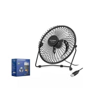 Hadron HDX7252 18cm USB Metal Masaüstü Vantilatör Sessiz Motor - Siyah