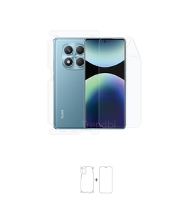 Xiaomi Redmi Note 14 Pro Ekran, Arka ve Yan Koruyucu Fullbody Kaplama Koruyucu Poliüretan Film